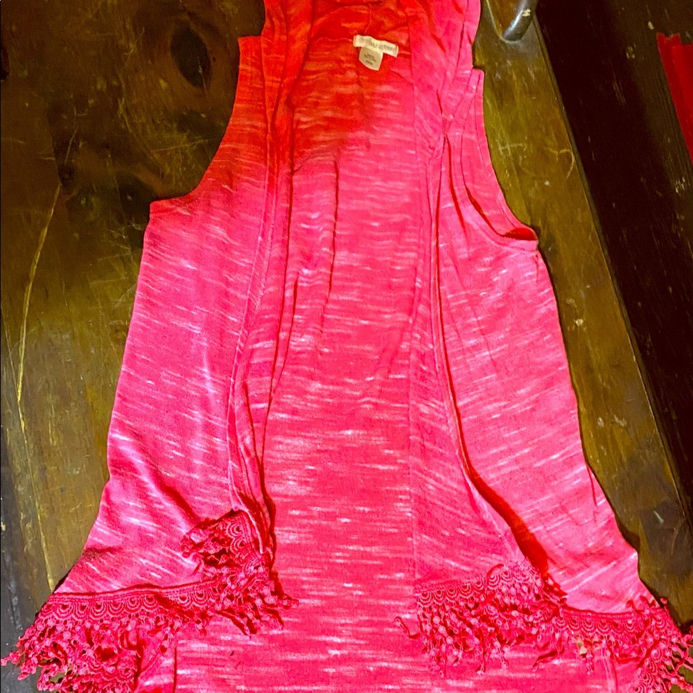 Girls Hooded Vest/Shaw